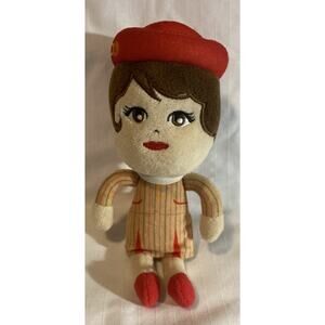 Emirates Little Travelers Cabin Crew Plush Stuffed Rag Doll Wang Wrist Hugger